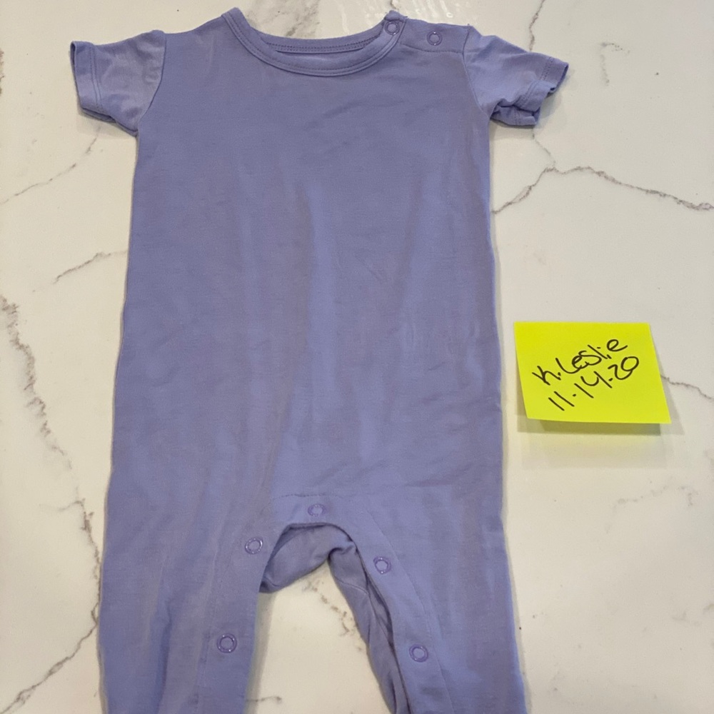 Little Bum Bums bamboo romper.